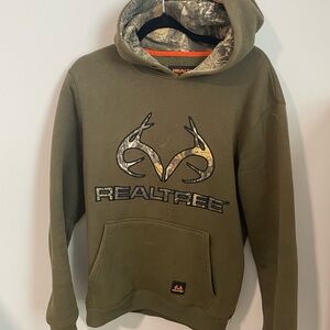 Boston Traders Men's Olive Hoodie Sweater